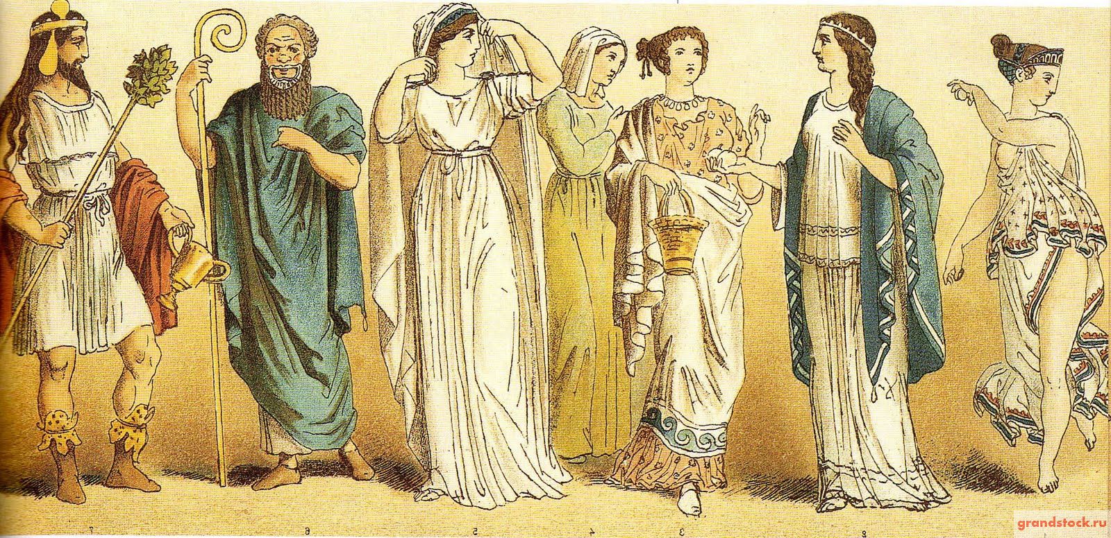 Одежда Древней Греции